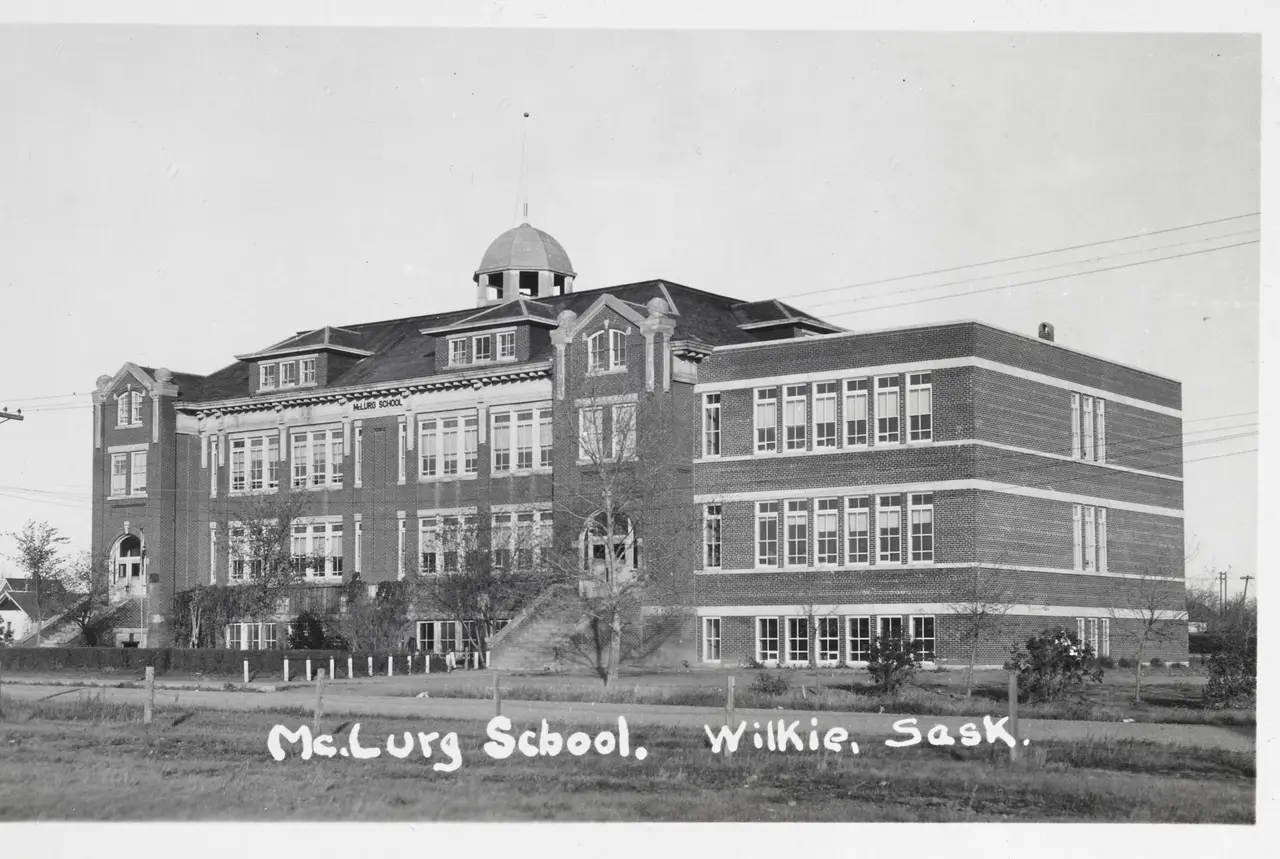 McLurg School, Wilkie, about 1930