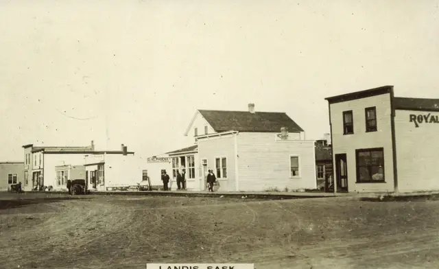 Street scene in Landis