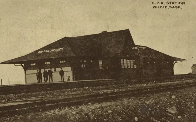 C.P.R. Station, Wilkie